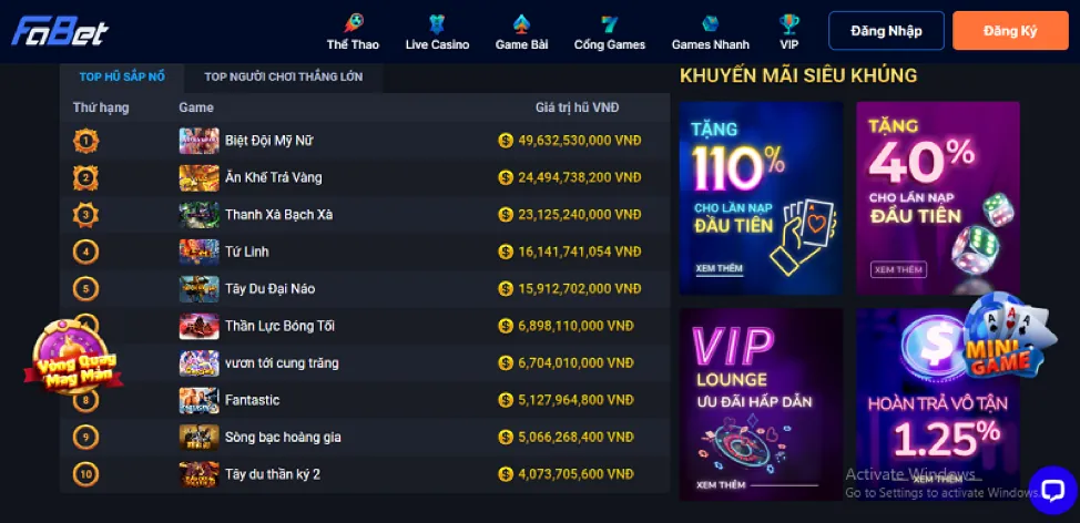 Banner quảng cáo khuyến mãi thể thao độc quyền tại 566win nổ hũ